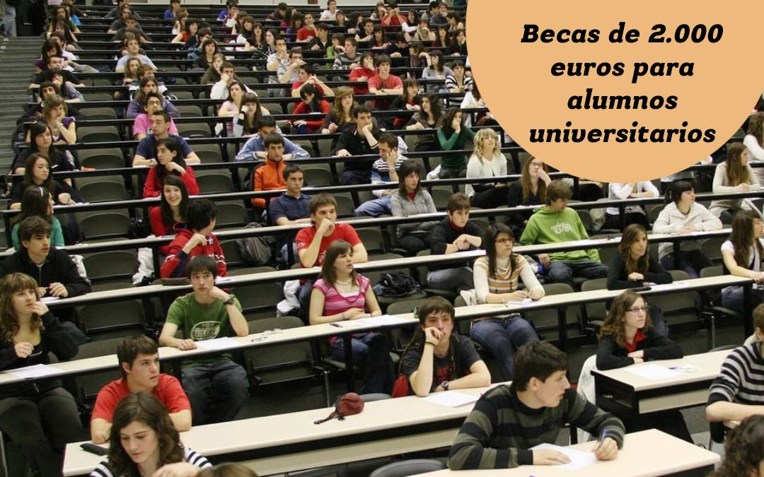Campana Becas de 2.000 euros para alumnos universitarios